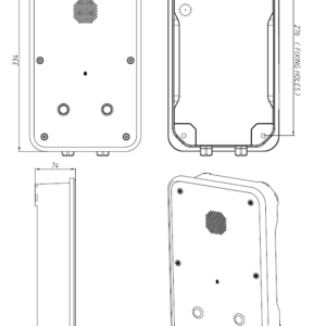 JR104-2B Telefono Industrial Vozell - Image 2