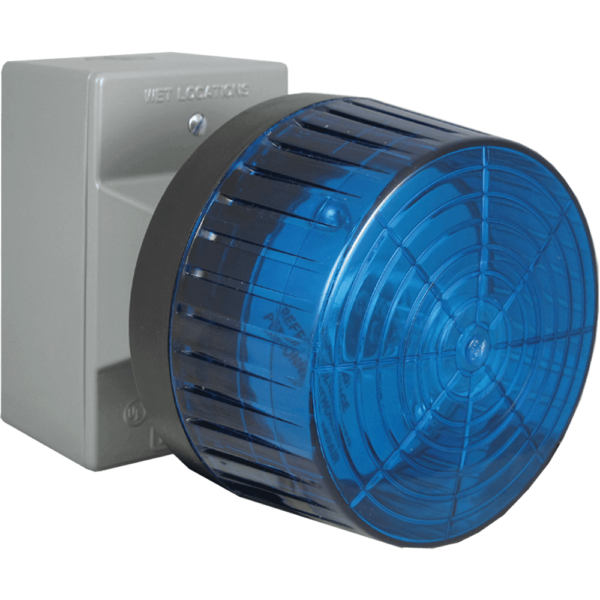 Luz estroboscópica/faro LED con protección contra la intemperie mejorada