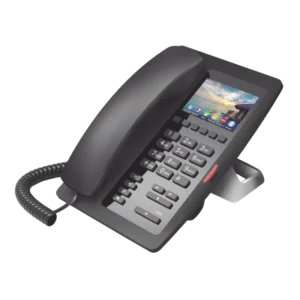 Teléfono IP WiFi Fanvil H5WB Negro para Hotelería – Gama Alta, Pantalla a Color, PoE y Audio HD - Image 2