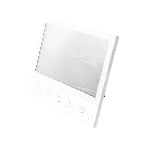 Monitor IP/SIP para interior, Wi-Fi, pantalla táctil de 7, audio de 2 vías, PoE, 8 interfaces de entrada de alarma.